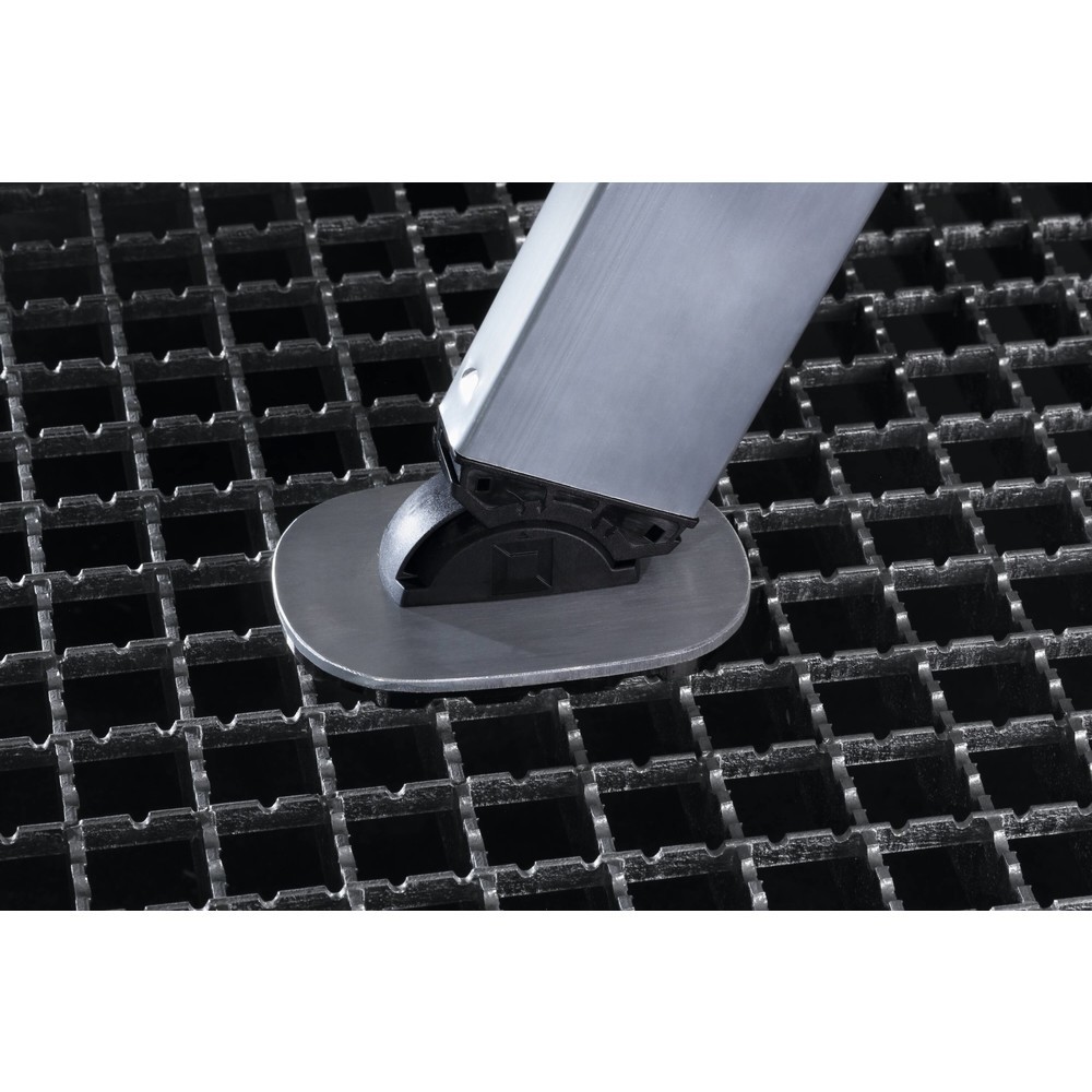 Produktabbildung Nr. 2: Munk nivello®-Fußplatte für Gitterroste 126x89 mm