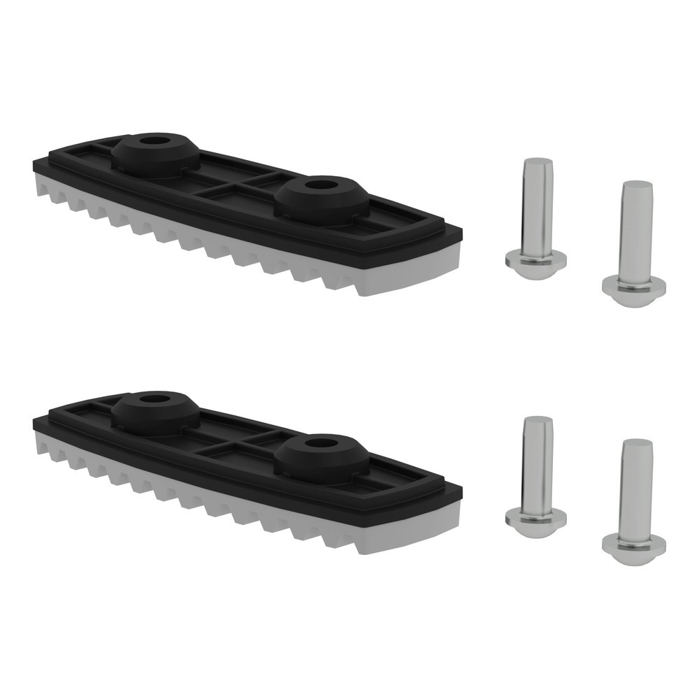 Produktabbildung: Munk nivello®-Fußplatte für glatte Untergründe für Holmhöhe 85/98 mm