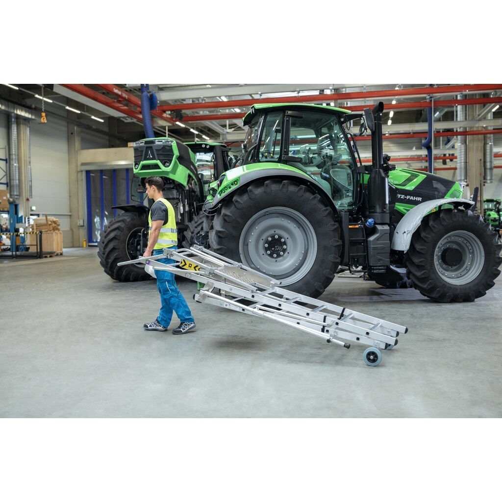 Munk Plattformleiter FlexxStep 4 Sprossen mit Teleskopaufsatz 2 Sprossen Produktabbildung Nr. 2: Munk Plattformleiter FlexxStep 4 Sprossen mit Teleskopaufsatz 2 Sprossen