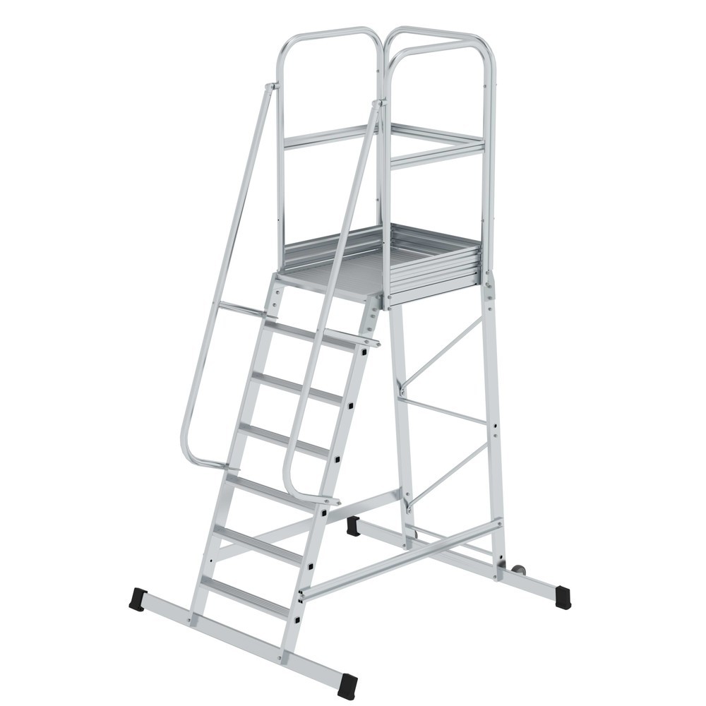 Produktabbildung Nr. 1: Munk Plattformleiter mit Rollen 7 Stufen