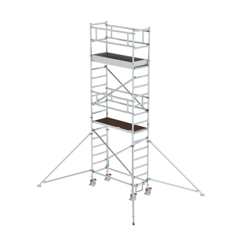 Produktabbildung: Munk Rollgerüst 0,75 x 1,80 m mit Ausleger Plattformhöhe 4,35 m