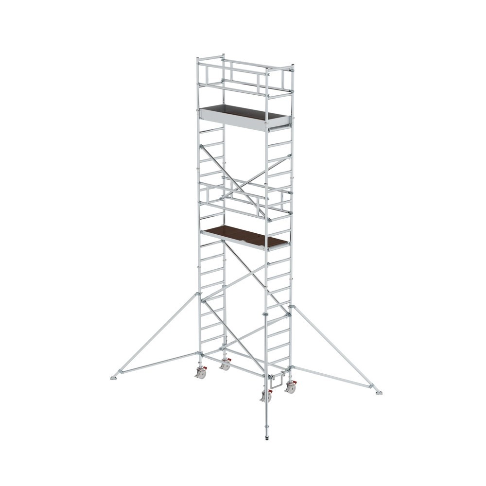 Produktabbildung: Munk Rollgerüst 0,75 x 1,80 m mit Ausleger Plattformhöhe 5,35 m
