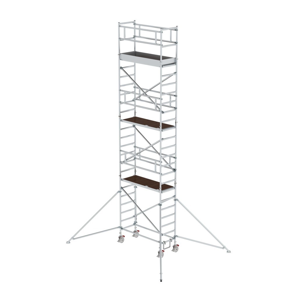 Produktabbildung: Munk Rollgerüst 0,75 x 1,80 m mit Ausleger Plattformhöhe 6,35 m