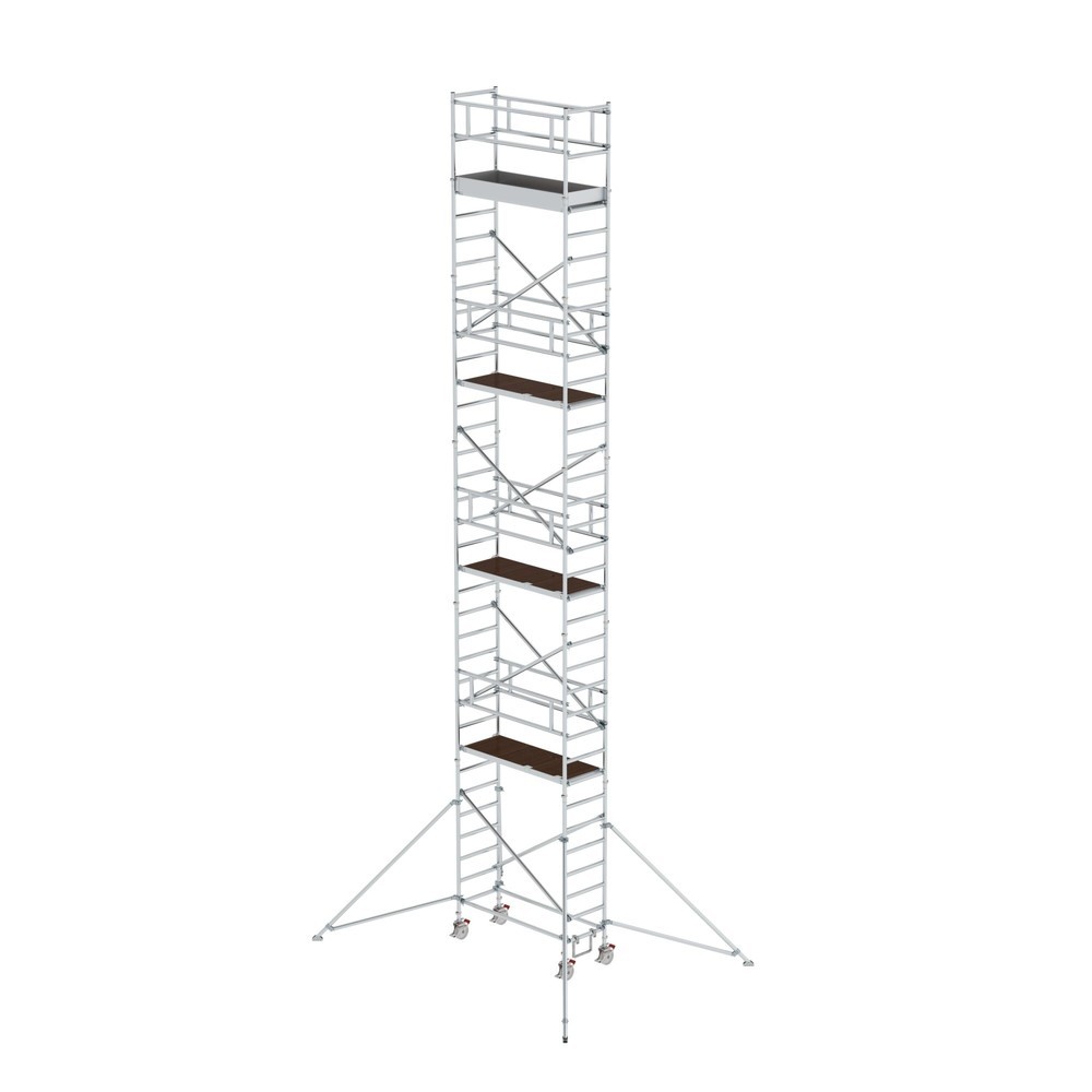 Produktabbildung: Munk Rollgerüst 0,75 x 1,80 m mit Ausleger Plattformhöhe 9,35m