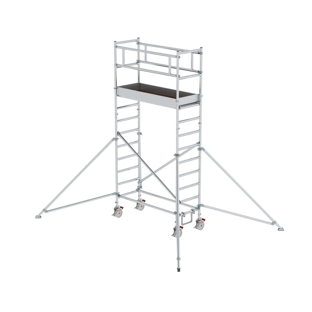 Produktabbildung: Munk Rollgerüst 0,75 x 1,80 m mit Ausleger Plattformhöhe 3,35 m