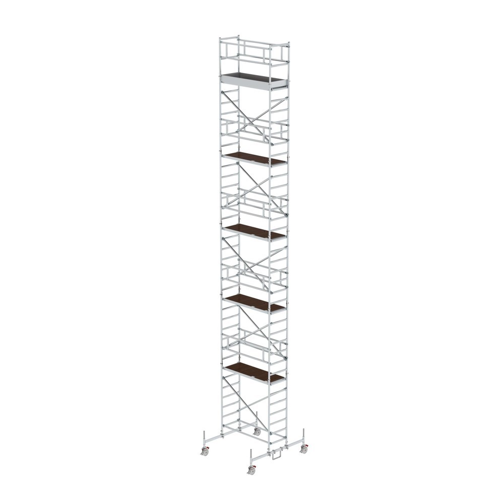 Produktabbildung: Munk Rollgerüst 0,75 x 1,80 m mit Fahrbalken Plattformhöhe 10,45 m