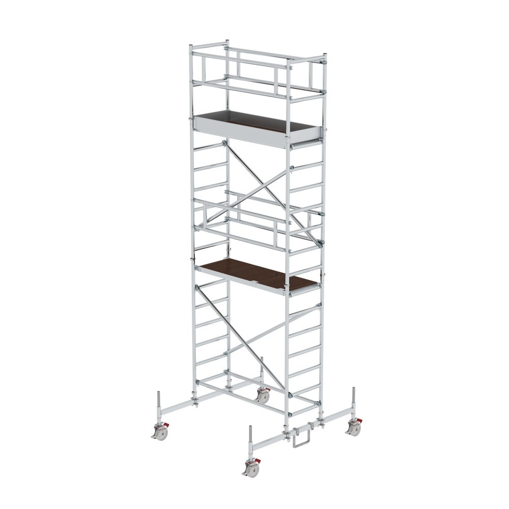 Produktabbildung: Munk Rollgerüst 0,75 x 1,80 m mit Fahrbalken Plattformhöhe 4,45 m