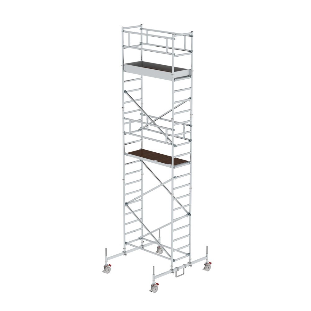 Produktabbildung: Munk Rollgerüst 0,75 x 1,80 m mit Fahrbalken Plattformhöhe 5,45 m