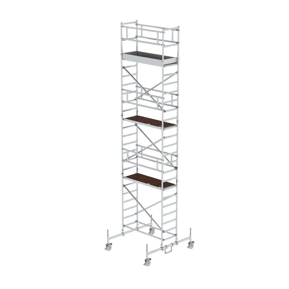 Produktabbildung: Munk Rollgerüst 0,75 x 1,80 m mit Fahrbalken Plattformhöhe 6,45 m