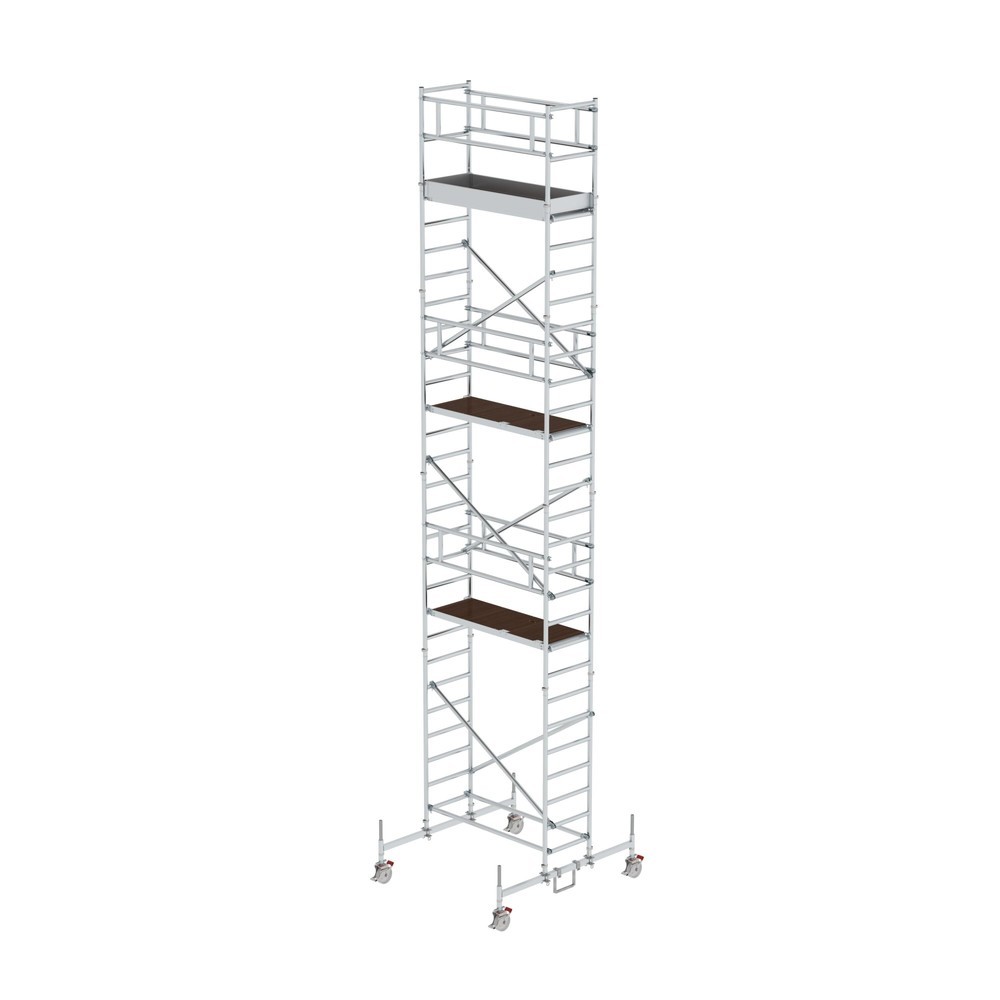 Produktabbildung: Munk Rollgerüst 0,75 x 1,80 m mit Fahrbalken Plattformhöhe 7,45 m