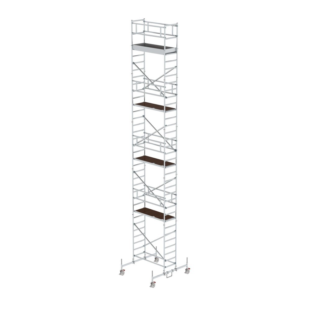 Produktabbildung: Munk Rollgerüst 0,75 x 1,80 m mit Fahrbalken Plattformhöhe 9,45 m