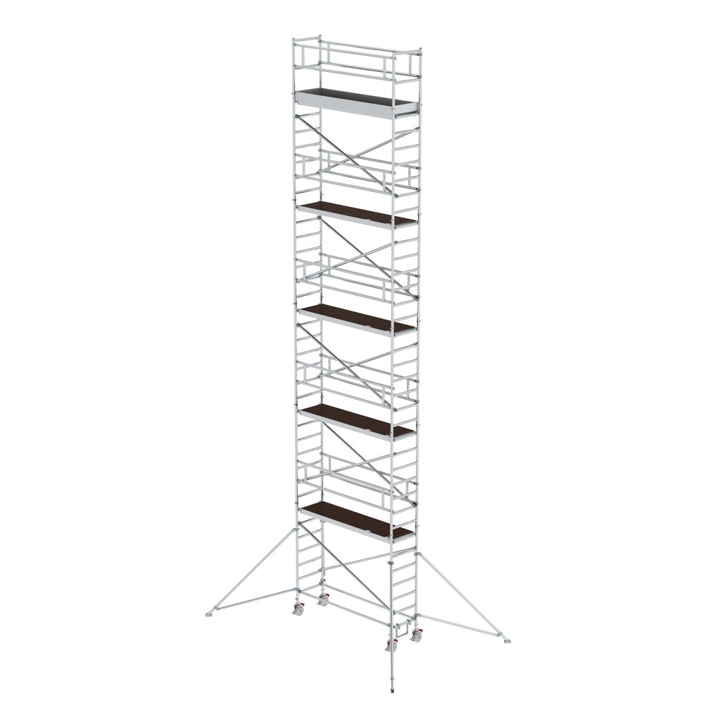 Produktabbildung: Munk Rollgerüst 0,75 x 2,45 m mit Ausleger Plattformhöhe 10,35 m