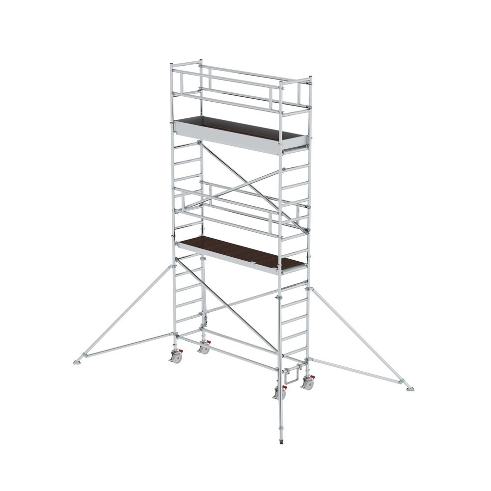 Produktabbildung: Munk Rollgerüst 0,75 x 2,45 m mit Ausleger Plattformhöhe 4,35 m