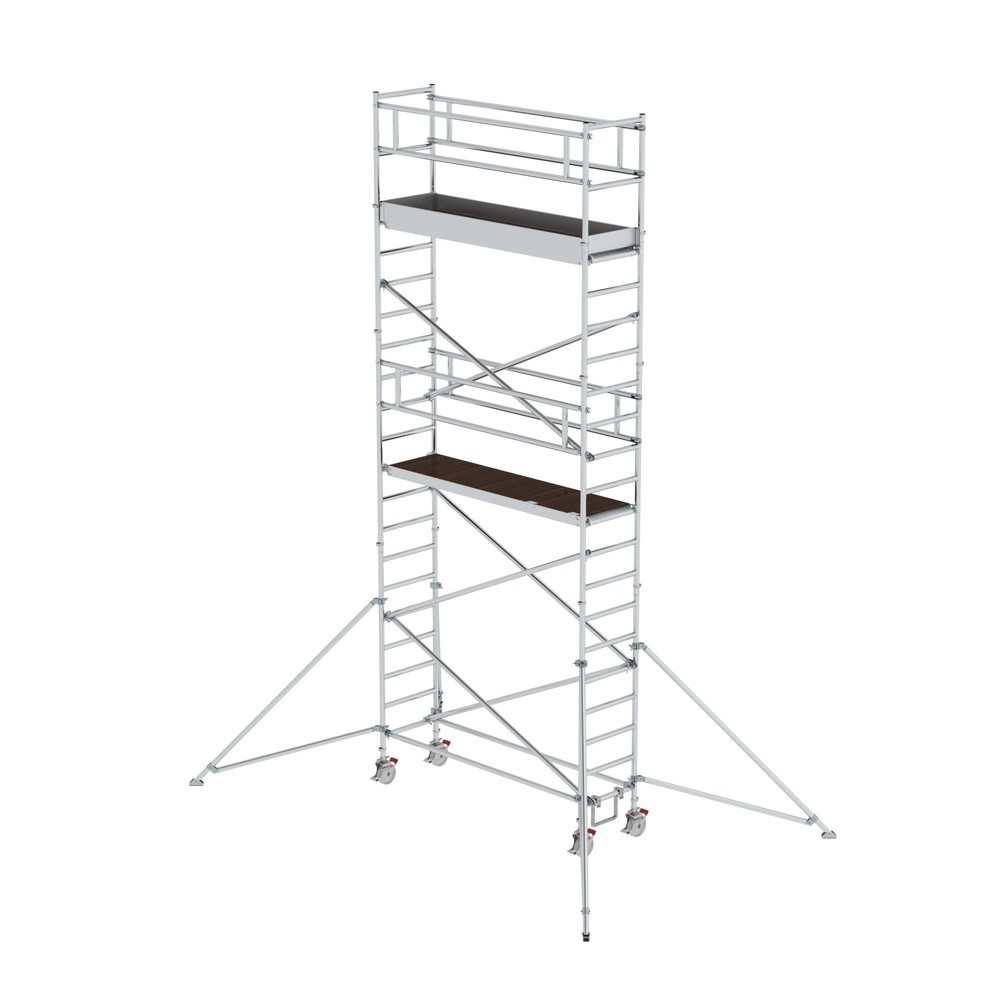 Produktabbildung: Munk Rollgerüst 0,75 x 2,45 m mit Ausleger Plattformhöhe 5,35 m