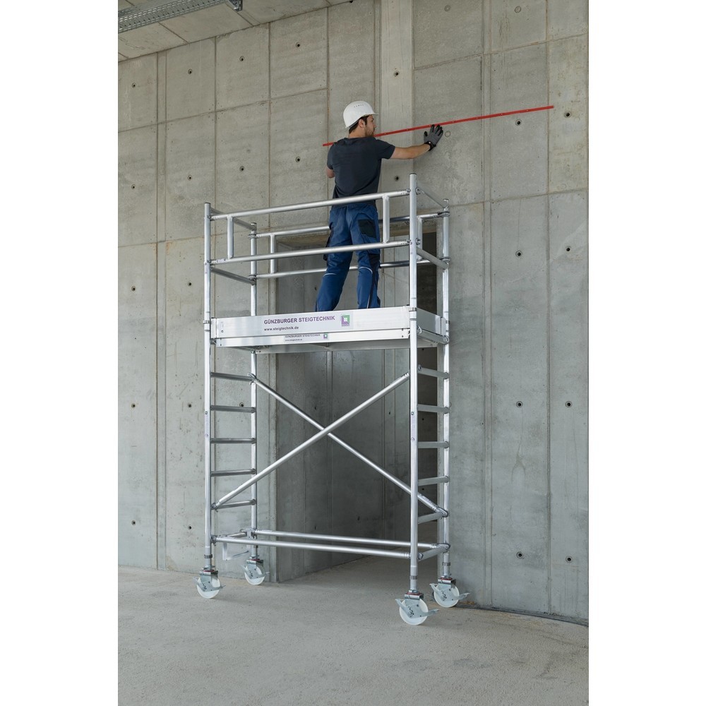 Produktabbildung Nr. 2: Munk Rollgerüst 0,75 x 2,45 m mit Fahrbalken Plattformhöhe 3 m
