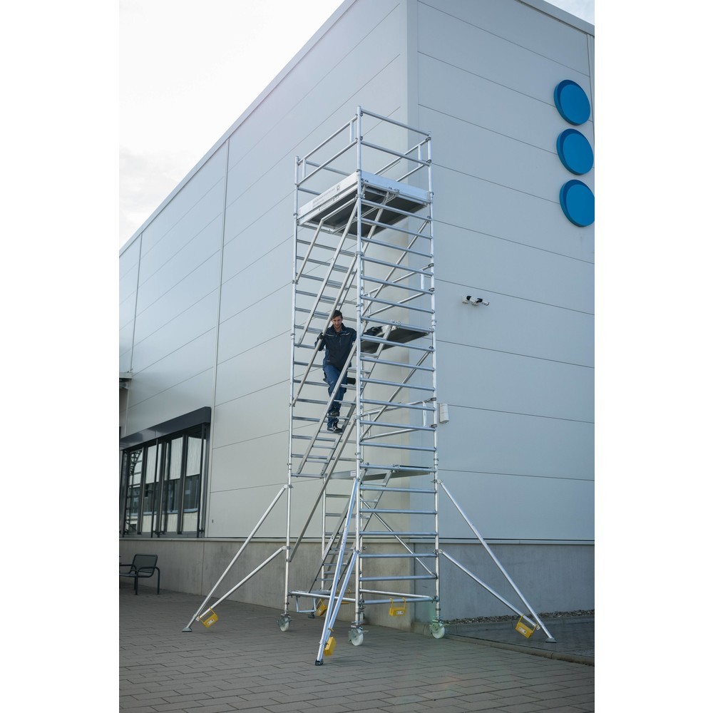 Produktabbildung Nr. 2: Munk Rollgerüst 1,35 x 3,0 m mit Schrägaufstiegen Plattformhöhe 2,35 m