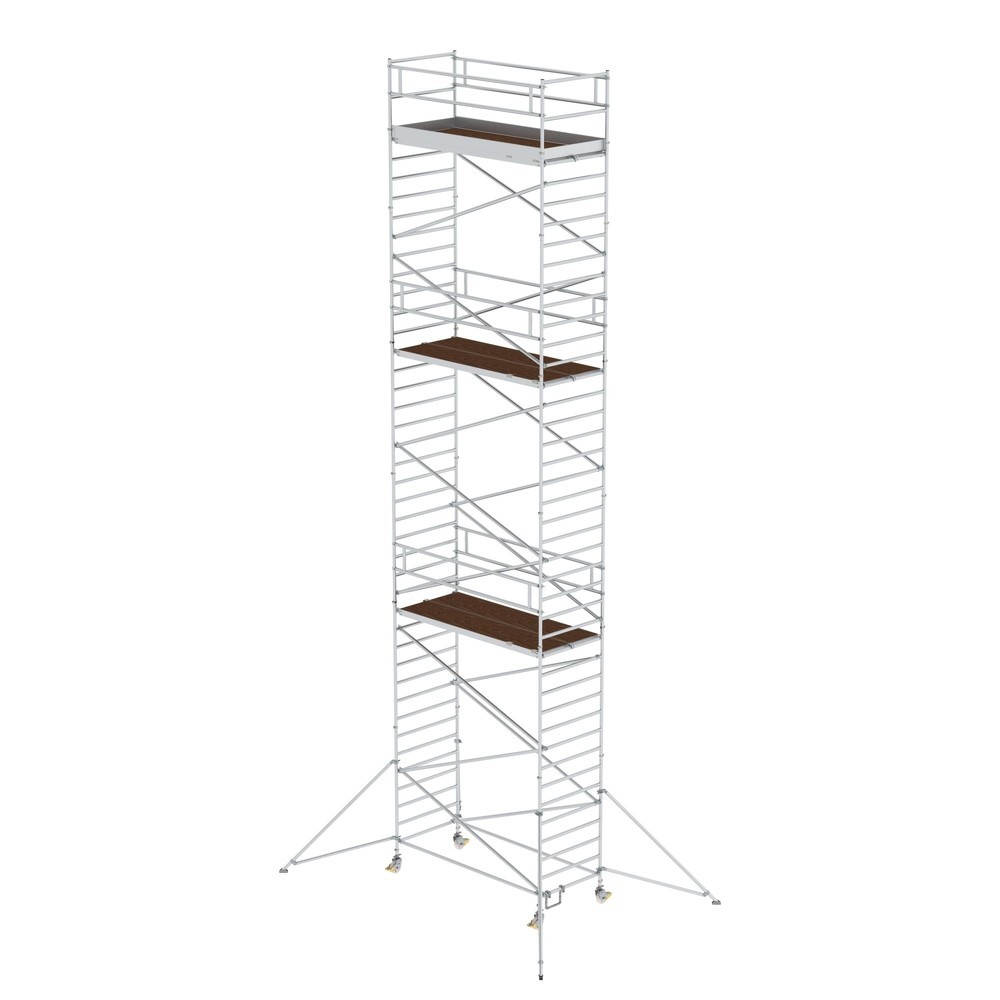 Produktabbildung: Munk Rollgerüst 1,35 x 3,0 m mit Ausleger & Doppel-Plattform Plattformhöhe 11,35 m