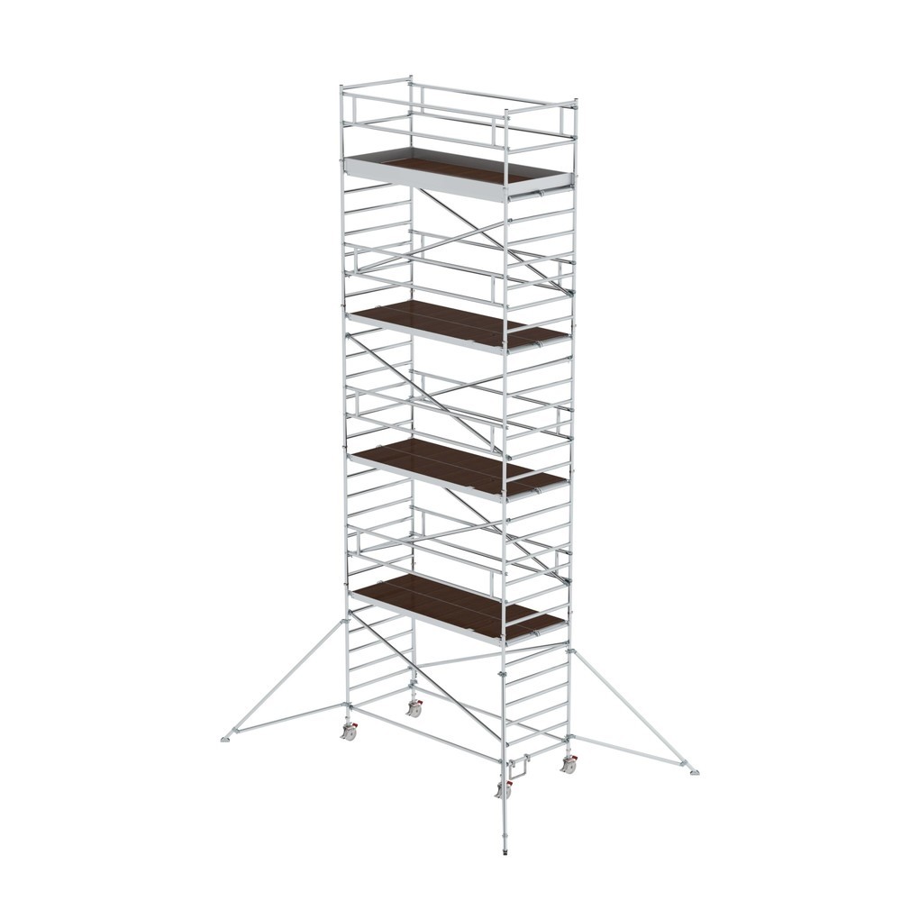 Produktabbildung: Munk Rollgerüst 1,35 x 3,0 m mit Ausleger & Doppel-Plattform Plattformhöhe 8,35 m