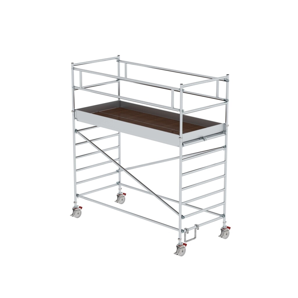 Produktabbildung: Munk Rollgerüst 1,35 x 3,0 m mit Doppel-Plattform Plattformhöhe 2,35 m