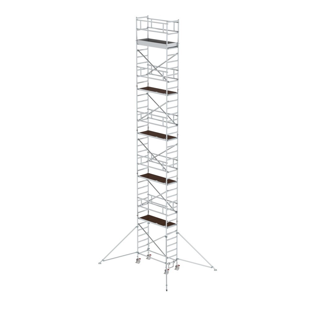 Produktabbildung: Munk Rollgerüst 0,75 x 1,80 m mit Ausleger Plattformhöhe 10,35 m