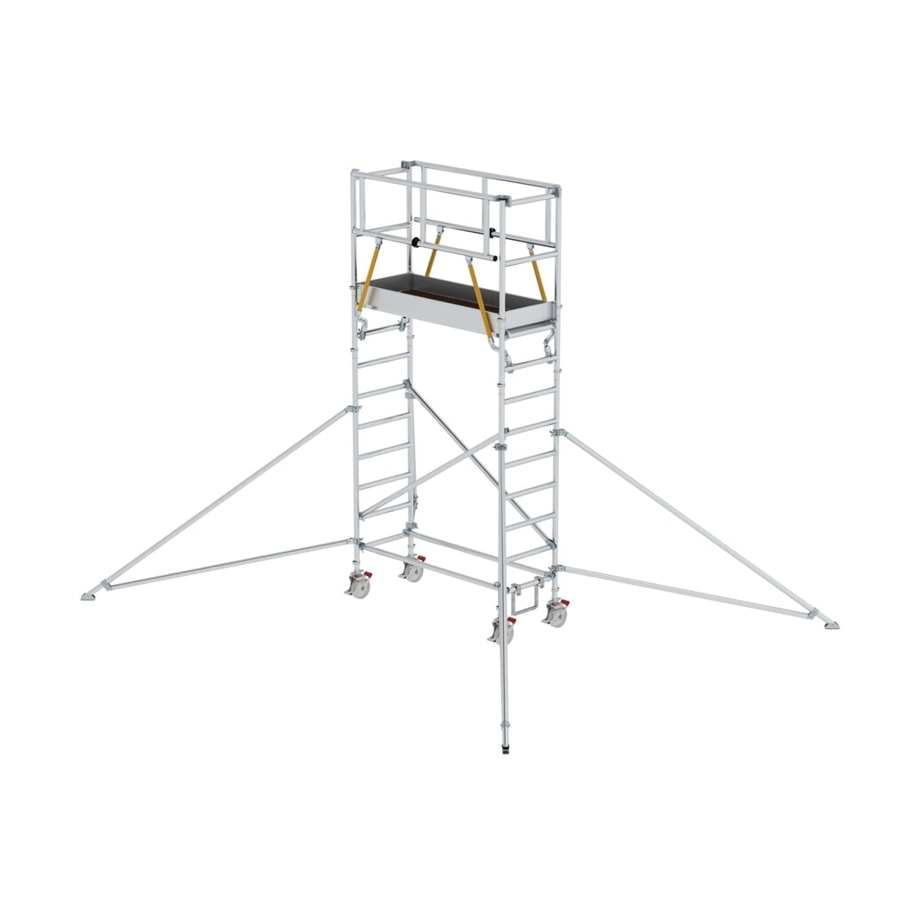 Munk Rollgerüst SG 0,75 x 1,80 m mit Ausleger Plattformhöhe 3,07 m Produktabbildung: Munk Rollgerüst SG 0,75 x 1,80 m mit Ausleger Plattformhöhe 3,07 m
