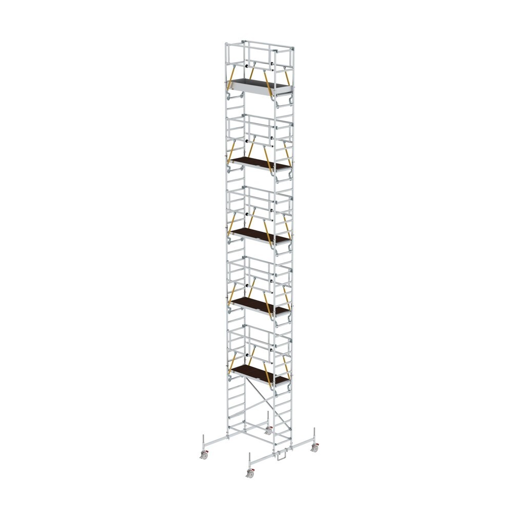 Produktabbildung: Munk Rollgerüst SG 0,75 x 1,80 m mit Fahrbalken Plattformhöhe 10,45 m