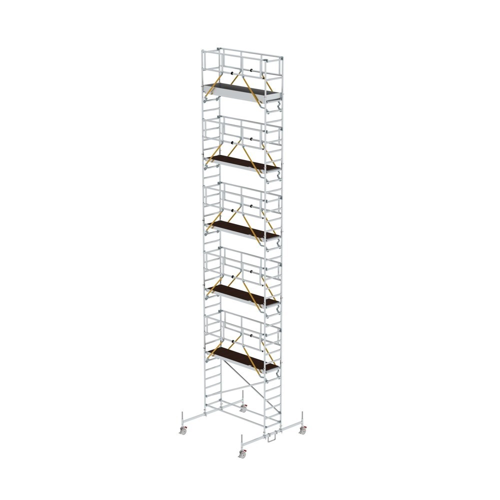 Produktabbildung: Munk Rollgerüst SG 0,75 x 2,45 m mit Fahrbalken Plattformhöhe 10,54 m