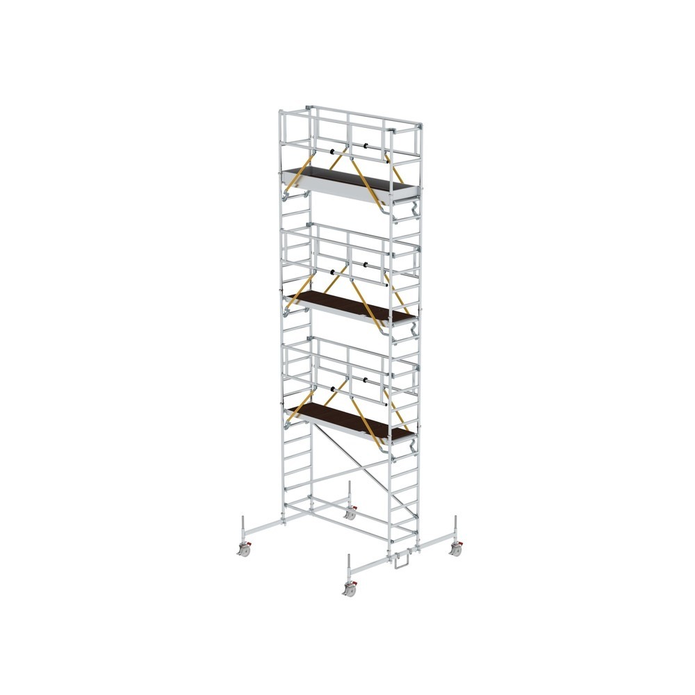 Produktabbildung: Munk Rollgerüst SG 0,75 x 2,45 m mit Fahrbalken Plattformhöhe 6,62 m