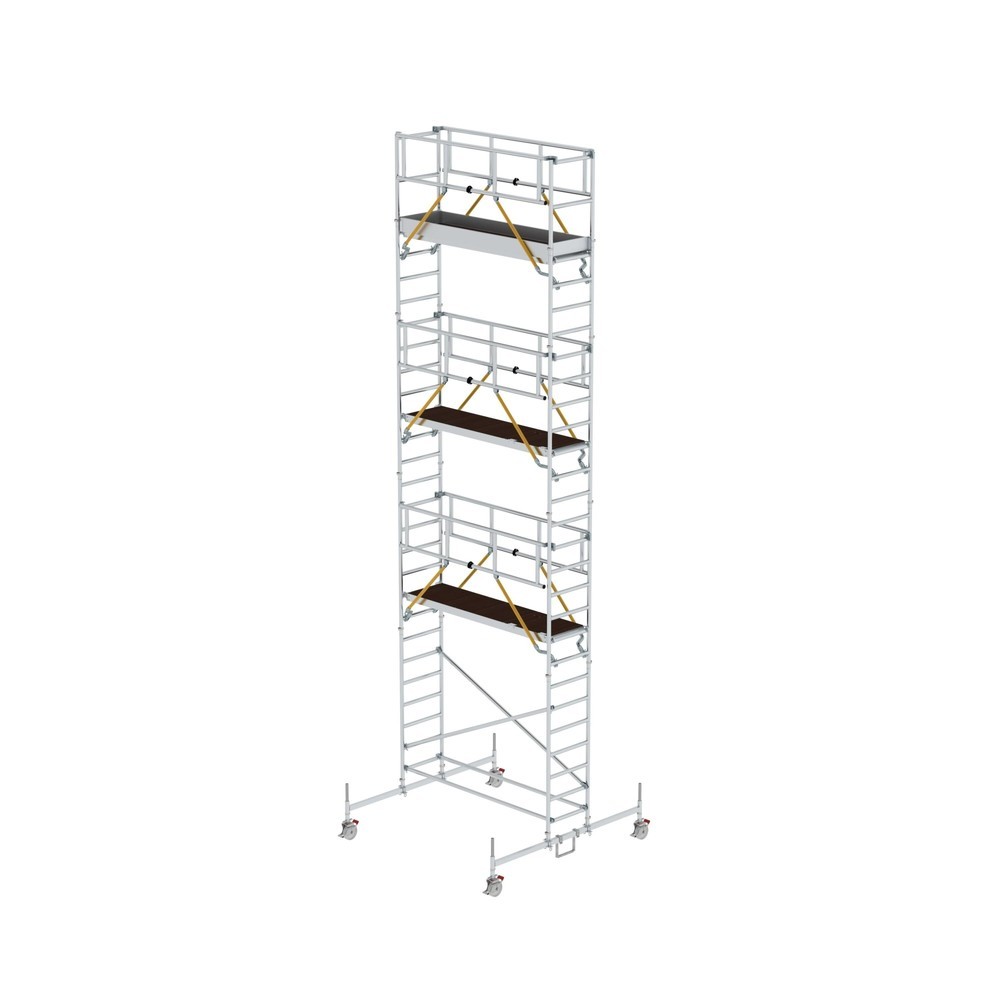 Produktabbildung: Munk Rollgerüst SG 0,75 x 2,45 m mit Fahrbalken Plattformhöhe 7,74 m