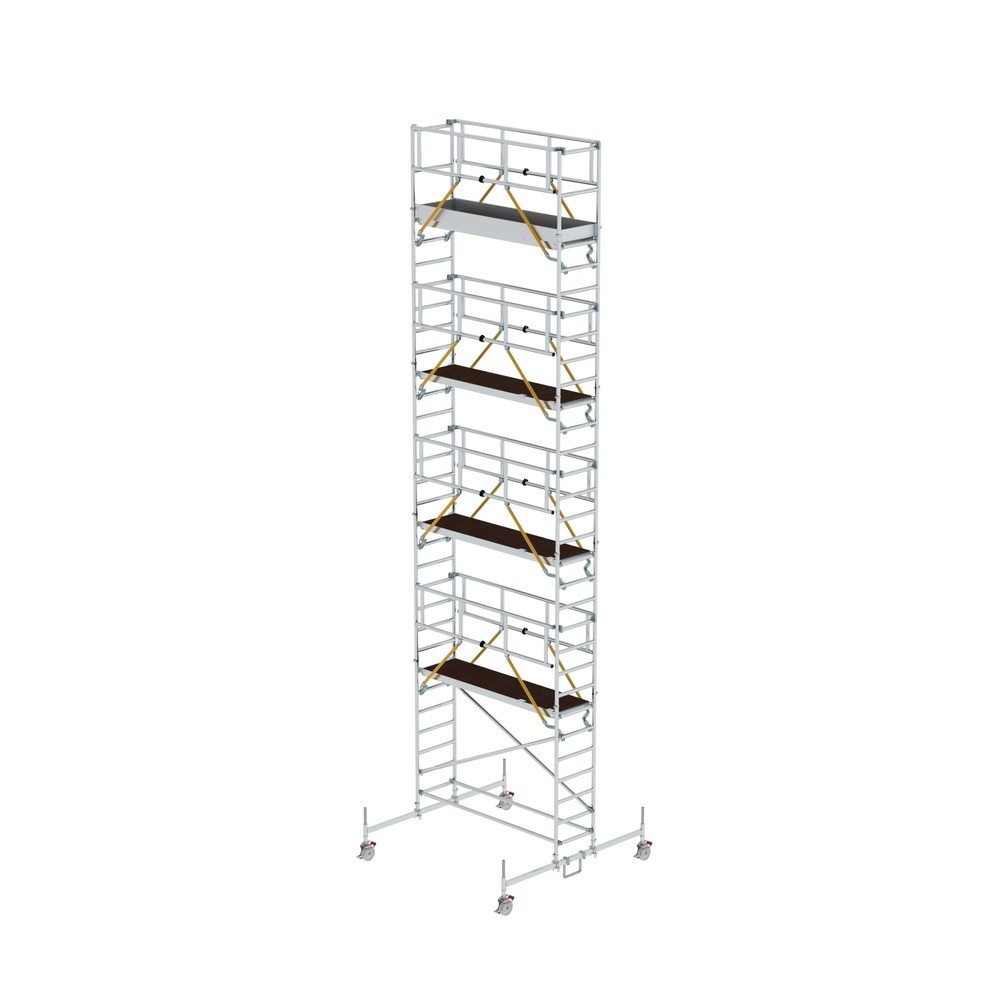 Produktabbildung: Munk Rollgerüst SG 0,75 x 2,45 m mit Fahrbalken Plattformhöhe 8,58 m
