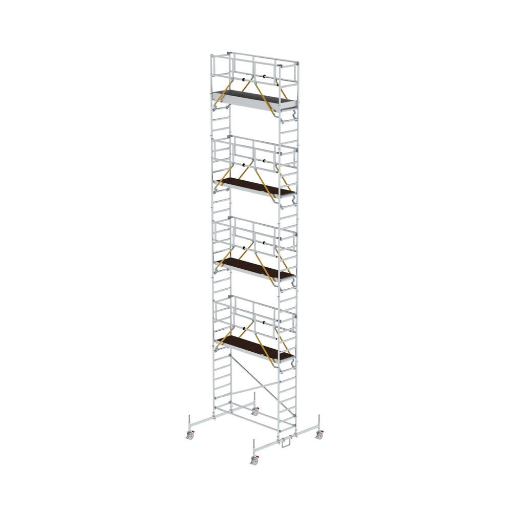 Produktabbildung: Munk Rollgerüst SG 0,75 x 2,45 m mit Fahrbalken Plattformhöhe 9,70 m