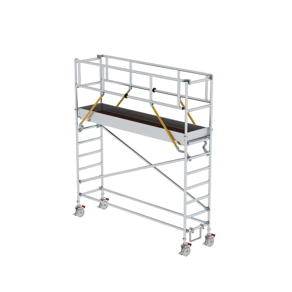 Munk Rollgerüst SG 0,75 x 3,0 m Plattformhöhe 2,51 m Produktabbildung: Munk Rollgerüst SG 0,75 x 3,0 m Plattformhöhe 2,51 m