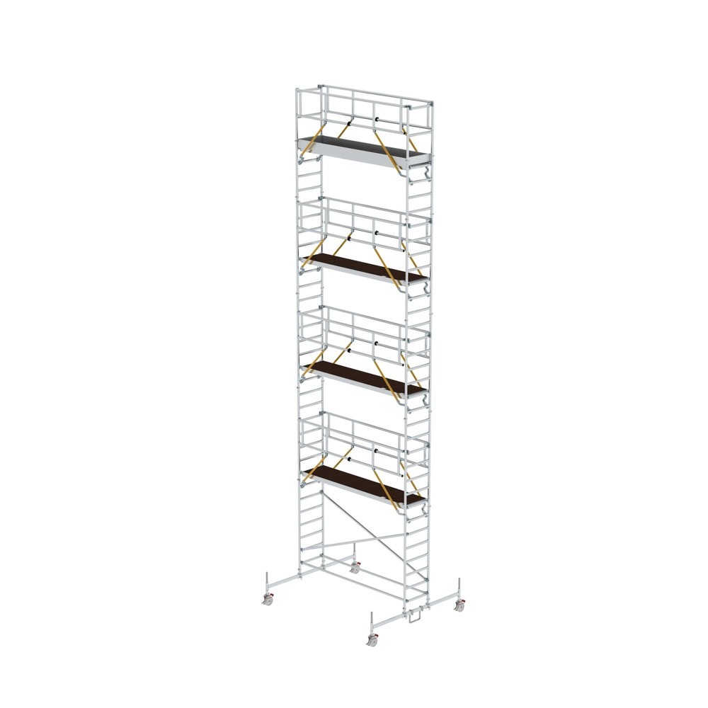 Produktabbildung: Munk Rollgerüst SG 0,75 x 3,0 m mit Fahrbalken Plattformhöhe 9,70 m