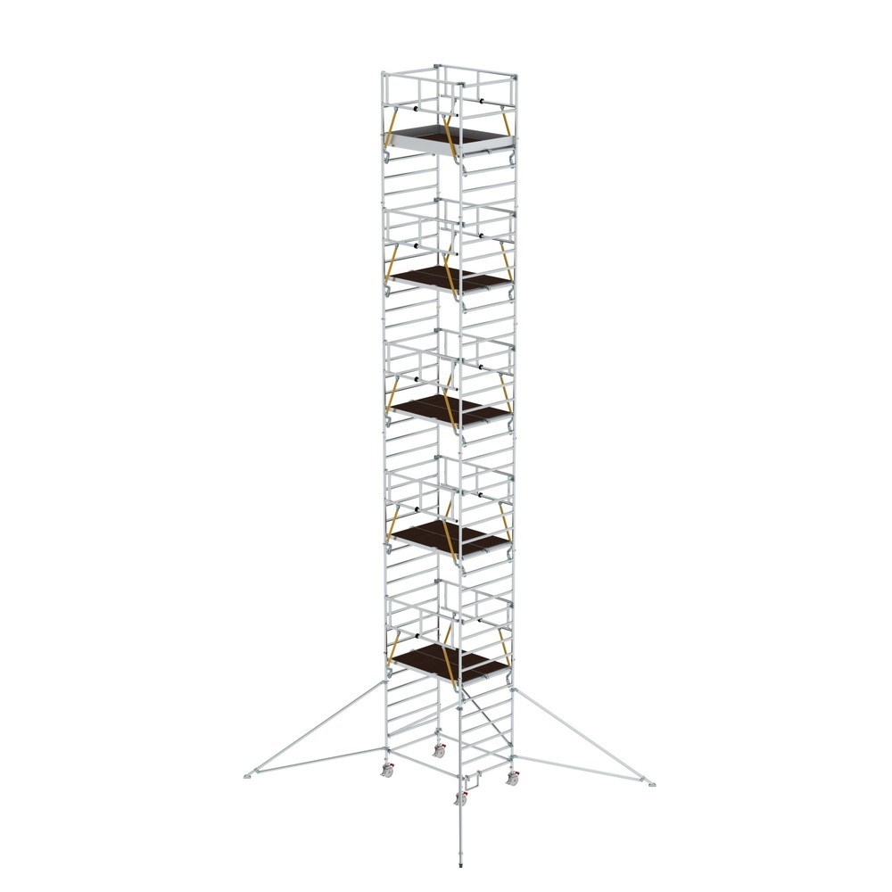 Produktabbildung: Munk Rollgerüst SG 1,35 x 1,80 m mit Ausleger & Doppel-Plattform Plattformhöhe 11,47 m