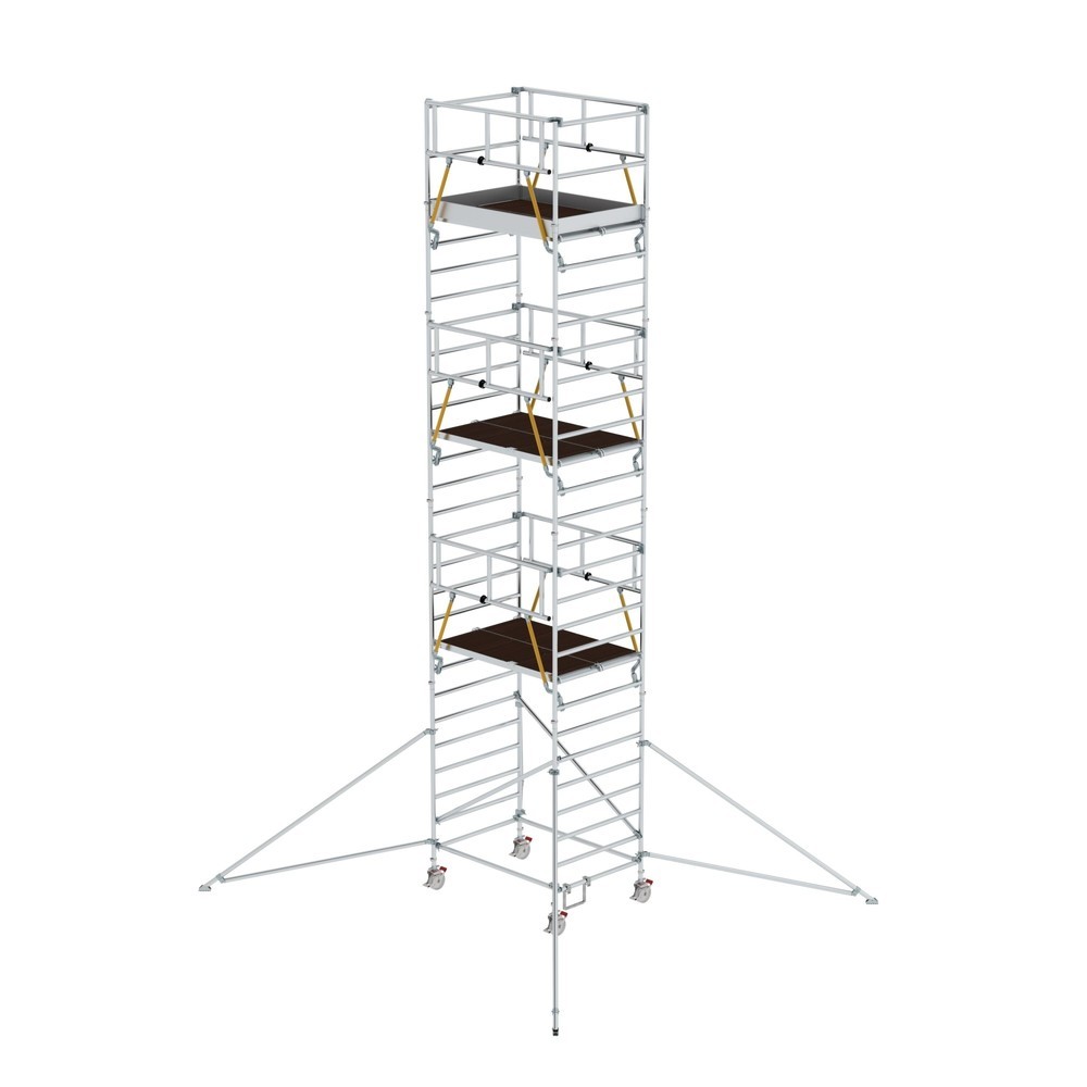 Produktabbildung: Munk Rollgerüst SG 1,35 x 1,80 m mit Ausleger & Doppel-Plattform Plattformhöhe 7,55 m