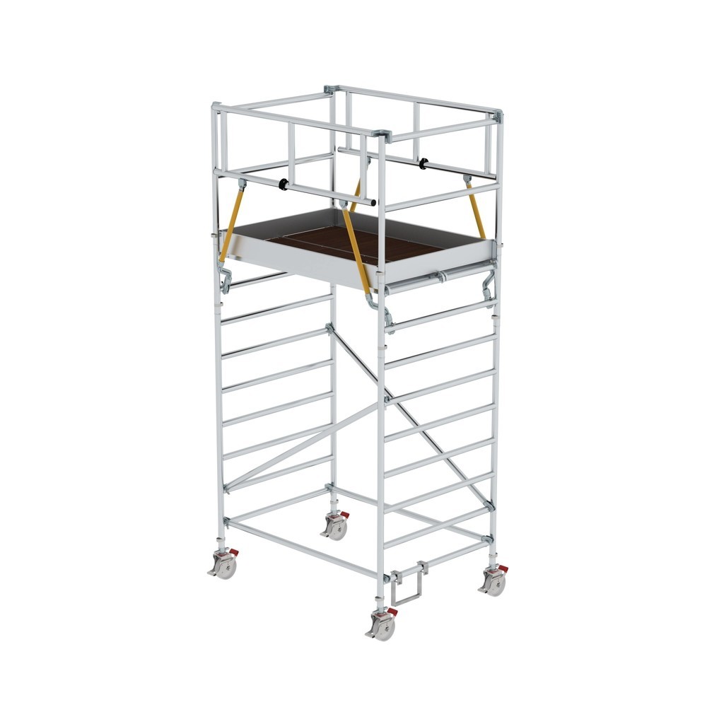 Produktabbildung: Munk Rollgerüst SG 1,35 x 1,80 m mit Doppel-Plattform Plattformhöhe 3,07 m