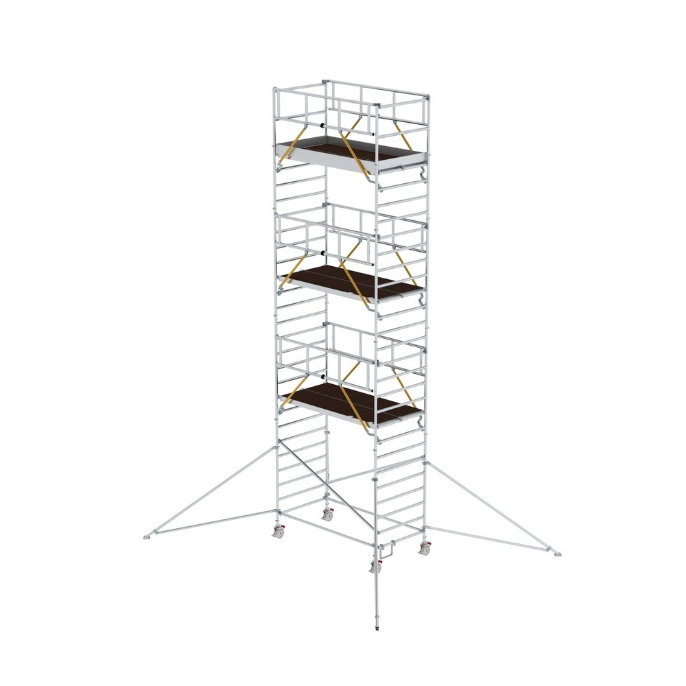Produktabbildung: Munk Rollgerüst SG 1,35 x 2,45 m mit Ausleger & Doppel-Plattform Plattformhöhe 7,55 m
