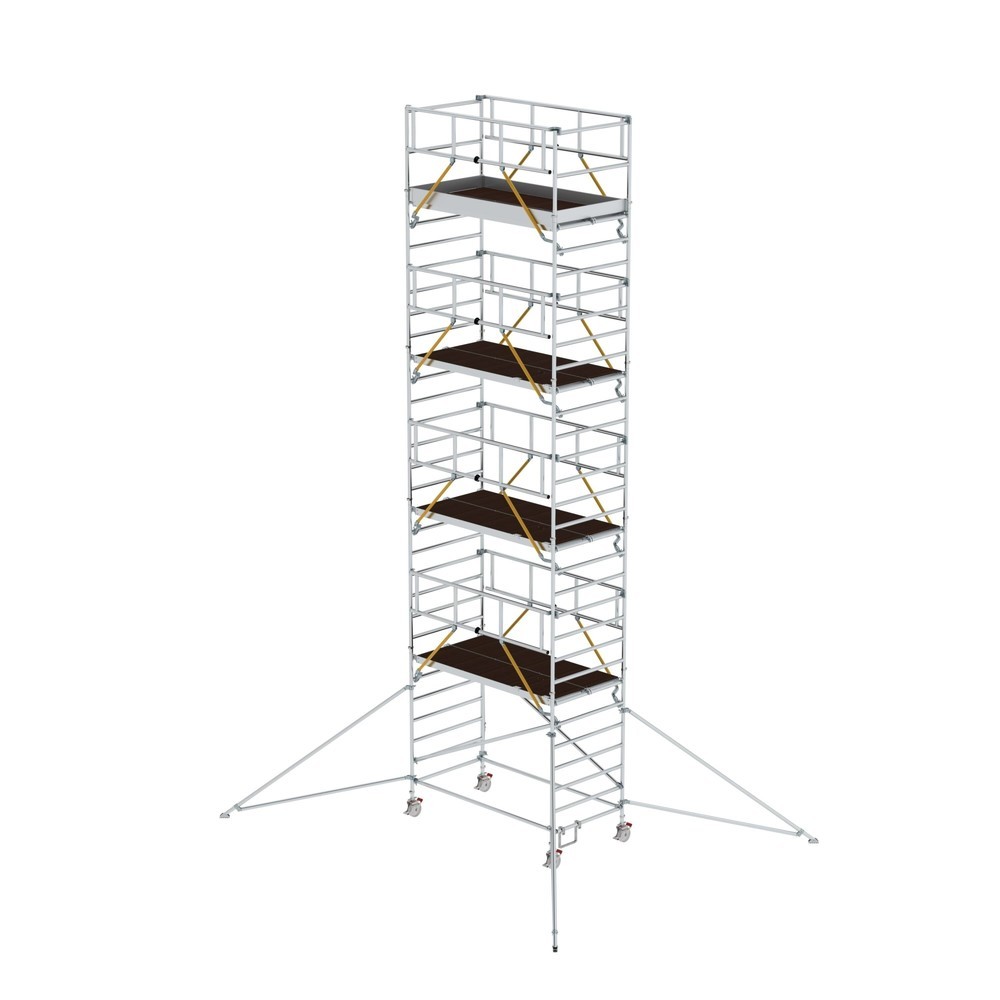 Produktabbildung: Munk Rollgerüst SG 1,35 x 2,45 m mit Ausleger & Doppel-Plattform Plattformhöhe 8,39 m