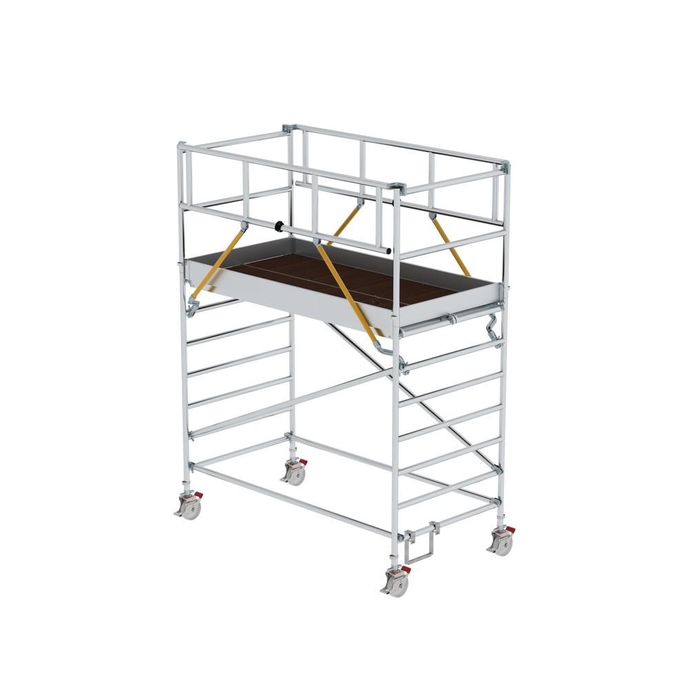 Produktabbildung: Munk Rollgerüst SG 1,35 x 2,45 m mit Doppel-Plattform Plattformhöhe 2,51 m