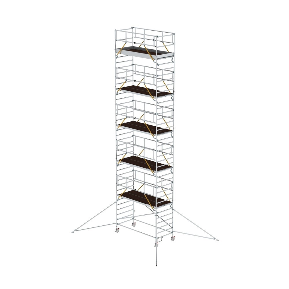 Produktabbildung: Munk Rollgerüst SG 1,35 x 3,0 m mit Ausleger & Doppel-Plattform Plattformhöhe 10,35 m