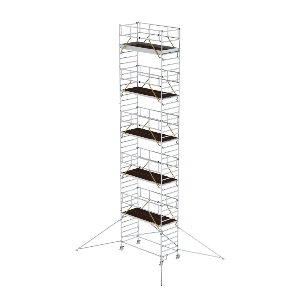 Produktabbildung: Munk Rollgerüst SG 1,35 x 3,0 m mit Ausleger & Doppel-Plattform Plattformhöhe 11,47 m