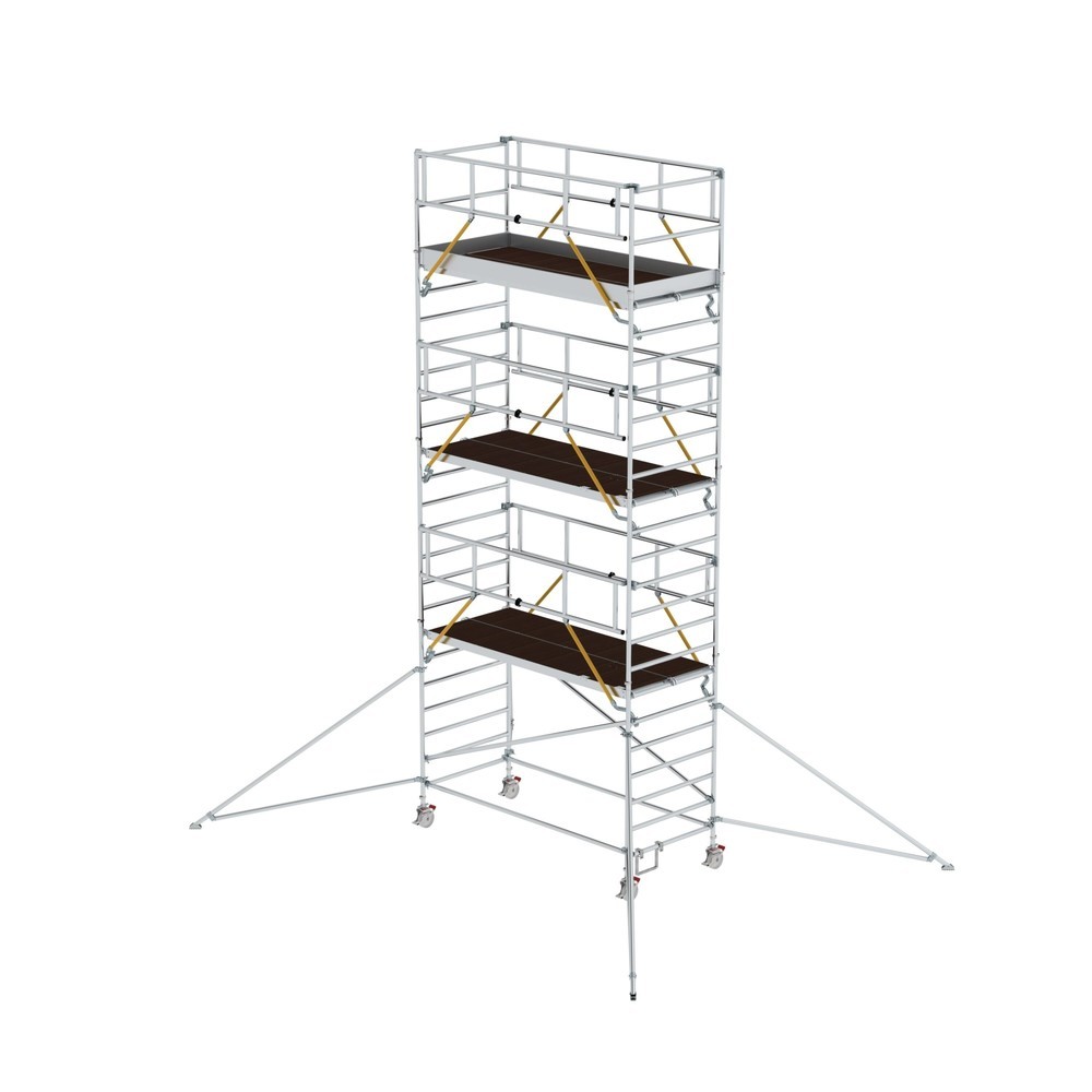 Produktabbildung: Munk Rollgerüst SG 1,35 x 3,0 m mit Ausleger & Doppel-Plattform Plattformhöhe 6,43 m