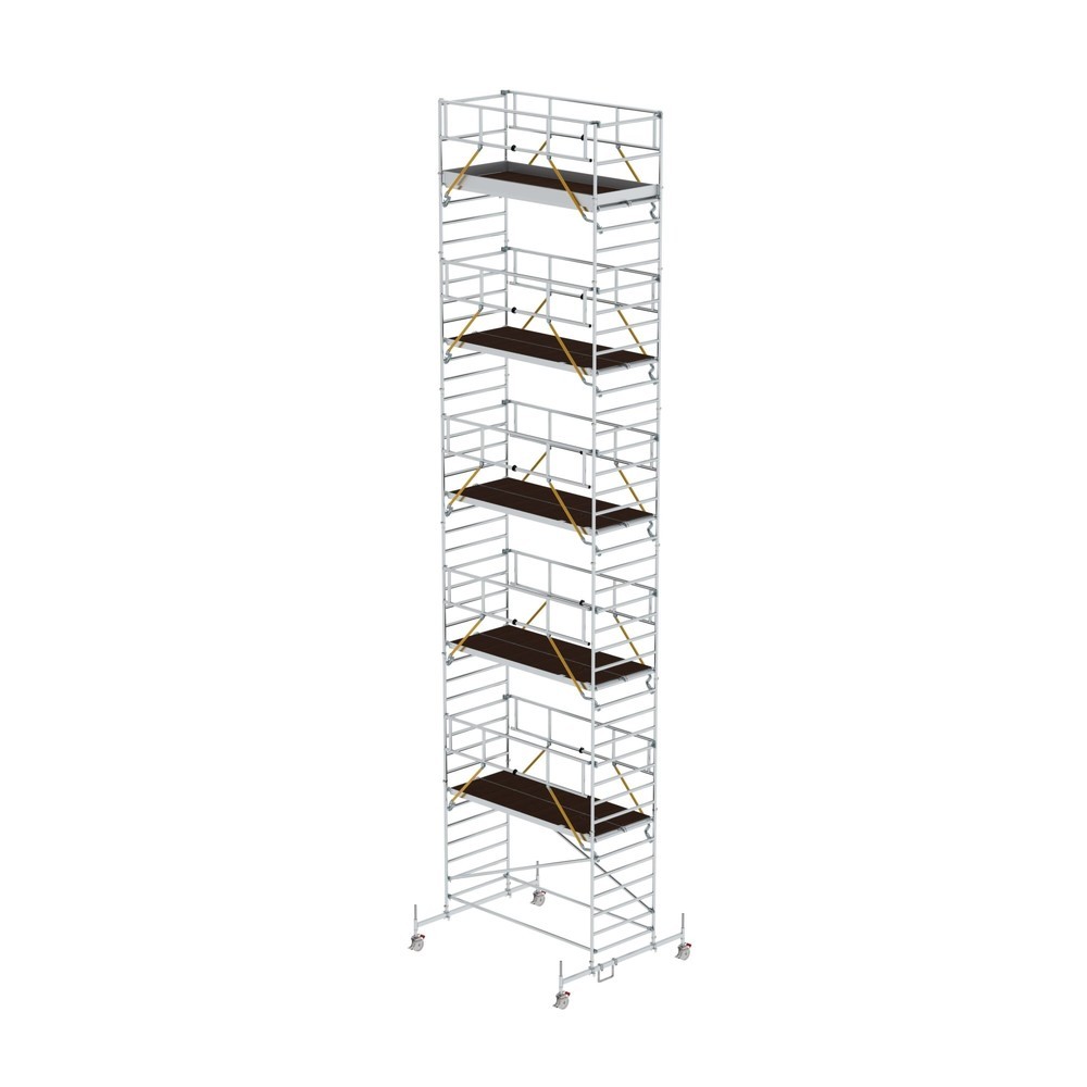 Produktabbildung: Munk Rollgerüst SG 1,35 x 3,0 m mit Fahrbalken und Doppel-Plattform Plattformhöhe 11,62 m