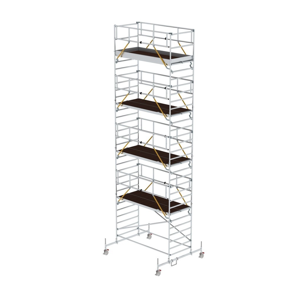 Produktabbildung: Munk Rollgerüst SG 1,35 x 3,0 m mit Fahrbalken und Doppel-Plattform Plattformhöhe 8,58 m