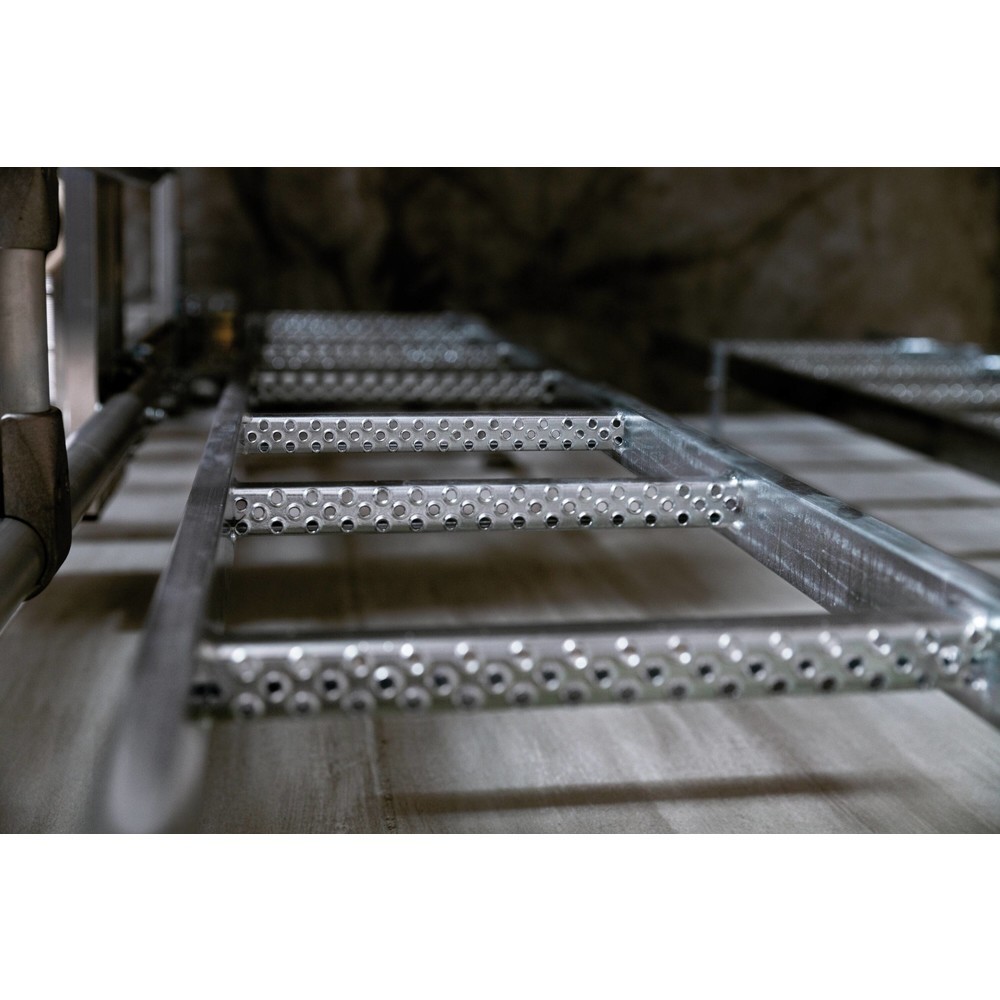 Produktabbildung Nr. 2: Munk Schachtleiter Edelstahl V4A 300mm Lichte Weite 4 Sprossen