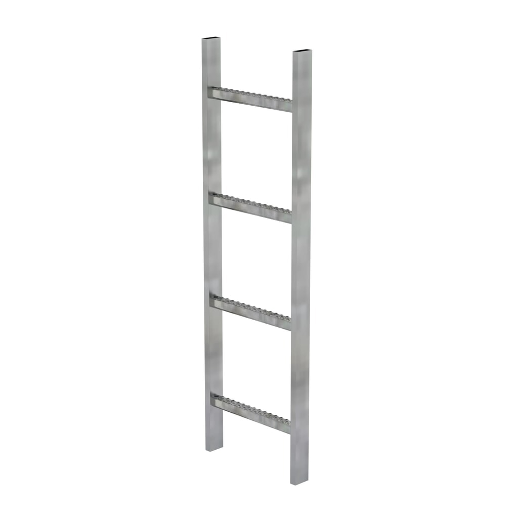 Produktabbildung: Munk Schachtleiter Stahl feuerverzinkt 300mm Lichte Weite 4 Sprossen