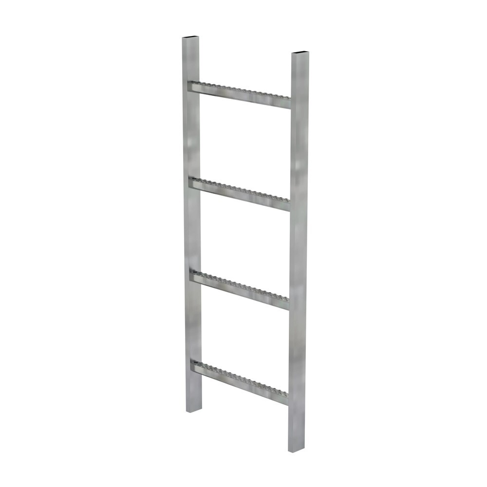 Produktabbildung: Munk Schachtleiter Stahl feuerverzinkt 400mm Lichte Weite 4 Sprossen