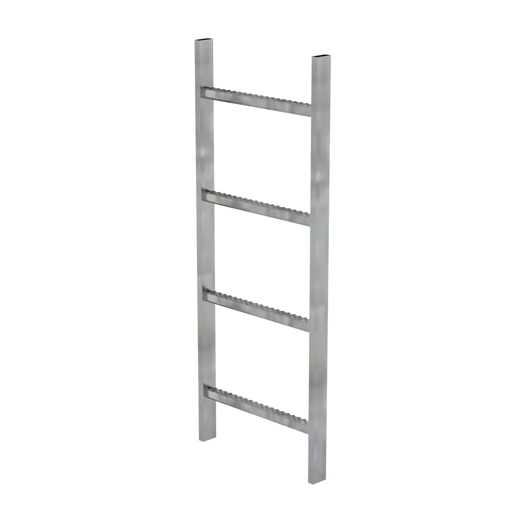 Munk Schachtleiter Stahl feuerverzinkt 400mm Lichte Weite 4 Sprossen Produktabbildung: Munk Schachtleiter Stahl feuerverzinkt 400mm Lichte Weite 4 Sprossen