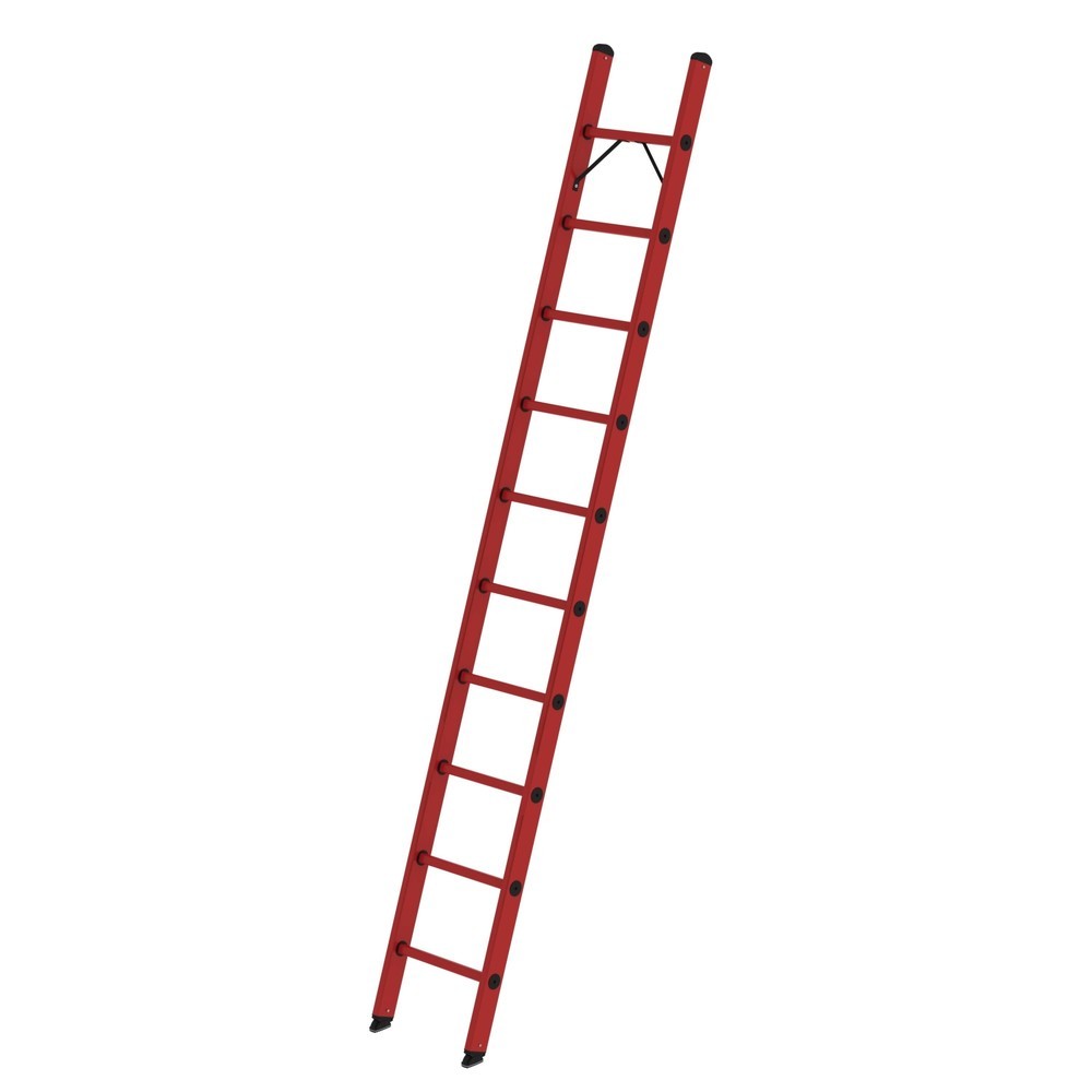 Produktabbildung: Munk Sprossen-Anlegeleiter GFK ohne Traverse 10 Sprossen