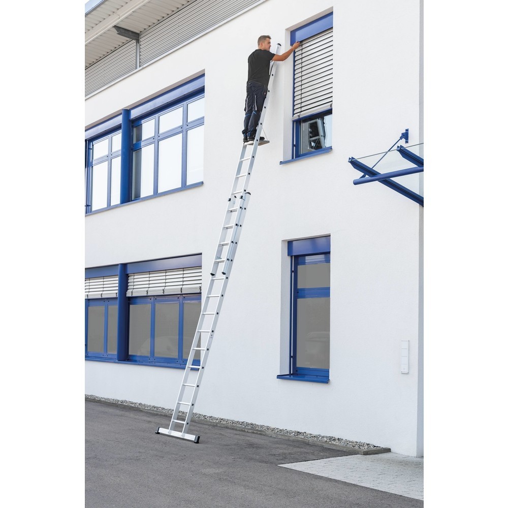 Produktabbildung Nr. 2: Munk Sprossen-Schiebeleiter mit Standard-Traverse 2x9 Sprossen